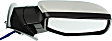 2015 Chevrolet Tahoe - Driver and Passenger Side Mirrors, Power, Manual Folding, Heated, Chrome, No Signal Light, No Memory, No Puddle Light, No Auto-Dimming, With Blind Spot Glass