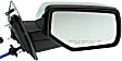 2015 Chevrolet Tahoe - Driver and Passenger Side Mirrors, Power, Manual Folding, Heated, Chrome, No Signal Light, No Memory, No Puddle Light, No Auto-Dimming, With Blind Spot Glass