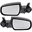 Driver and Passenger Side Mirrors, Power Adjust, Non-Folding, Non-Heated, Textured Black, No Signal Light, No Memory, No Puddle Light, No Auto-Dimming, No Blind Spot Feature
