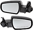 Driver and Passenger Side Mirrors, Power Adjust, Non-Folding, Heated, Paintable, No Signal Light, No Memory, No Puddle Light, No Auto-Dimming, No Blind Spot Feature