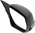 Driver and Passenger Side Mirrors, Power Adjust, Non-Folding, Heated, Textured Black, In-housing Signal Light, With memory, No Puddle Light, No Auto-Dimming, No Blind Spot Feature