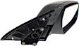 Driver and Passenger Side Mirrors, Power Adjust, Non-Folding, Heated, Textured Black, In-housing Signal Light, With memory, No Puddle Light, No Auto-Dimming, No Blind Spot Feature