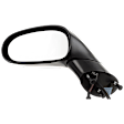 Driver and Passenger Side Mirrors, Power Adjust, Heated, Driver side - Manual Folding, Passenger side - Non-Folding, Paintable, For Models without Satellite Radio