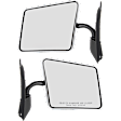 Driver and Passenger Side Mirrors, Manual Adjust, Manual Folding, Non-Heated, Chrome, No Signal Light, No Memory, No Puddle Light, No Auto-Dimming, No Blind Spot Feature