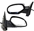 2013 Chevrolet Tahoe - Driver and Passenger Side Mirror, For Models Without Off Road Package, Power Adjust, Heated, Chrome, Power Folding, In-glass Signal Light, No Blind Spot Feature, With Memory, With Puddle Light, No Auto-Dimming