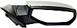 2018 Chevrolet Silverado 1500 - Driver and Passenger Side Mirror, Manual Adjust, Non-Heated, Manual Folding, Chrome, No Signal Light, Without Memory Recall, No Puddle Light, No Auto-Dimming, No Blind Spot Feature