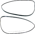 Driver and Passenger Side Mirror Glass, Heated, No Blind Spot Feature