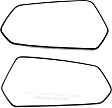 Driver and Passenger Side Mirror Glass, Non-Heated, No Blind Spot Feature No Auto-Dim