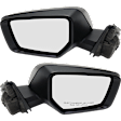 Driver and Passenger Side Mirrors, Power Adjust, Manual Folding, Non-Heated, Paintable, No Signal Light, No Memory, No Puddle Light, No Auto-Dimming, No Blind Spot Feature