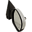 Driver and Passenger Side Mirror, Power Adjust, Heated, Power Folding, Chrome, In-glass Signal Light, With Memory, With Puddle Light, No Auto-Dimming, With Blind Spot Detection in Glass