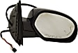 2014 Chevrolet Suburban 1500 - Driver and Passenger Side Mirror, Power Adjust, Heated, Textured Black, Power Folding, In-glass Signal Light, With Blind Spot Detection in Glass, With Memory, With Puddle Light, No Auto-Dimming
