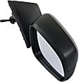 Driver and Passenger Side Mirrors, Manual Adjust, Manual Folding, Non-Heated, Textured Black, No Signal Light, No Memory, No Puddle Light, No Auto-Dimming