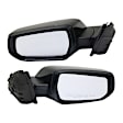 2017 Chevrolet Malibu - Driver and Passenger Side Mirror, For Models Without Lane Change Assist, Power Adjust, Non-Heated, Paintable, Manual Folding, No Signal Light, No Blind Spot Feature, Without Memory Recall, No Puddle Light, No Auto-Dimming