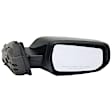 2017 Chevrolet Malibu - Driver and Passenger Side Mirror, For Models Without Lane Change Assist, Power Adjust, Non-Heated, Paintable, Manual Folding, No Signal Light, No Blind Spot Feature, Without Memory Recall, No Puddle Light, No Auto-Dimming