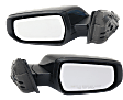 2017 Chevrolet Malibu - Driver and Passenger Side Mirror, For Models Without Lane Change Assist, Power Adjust, Heated, Paintable, Manual Folding, In-housing Signal Light, No Blind Spot Feature, Without Memory Recall, No Puddle Light, No Auto-Dimming