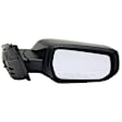Driver and Passenger Side Mirror, Power Adjust, Heated, Manual Folding, Paintable, In-housing Signal Light, With Memory, No Puddle Light, No Auto-Dim, No Blind Spot Feature