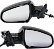Driver and Passenger Side Mirrors, Power Adjust, Power Folding, Heated, Paintable, No Signal Light, With memory, No Puddle Light, No Auto-Dimming, No Blind Spot Feature