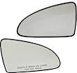 Driver and Passenger Side Mirror Glass, Heated, No Blind Spot Feature, Backing Plate Included