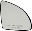 Driver and Passenger Side Mirror Glass, Heated, No Blind Spot Feature, Backing Plate Included