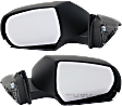 Driver and Passenger Side Mirrors, Power Adjust, Manual Folding, Heated, Paintable, In-housing Signal Light, With memory, With Puddle Light, No Auto-Dimming, No Blind Spot Feature, Without SOS