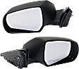 Driver and Passenger Side Mirrors, Power Adjust, Manual Folding, Heated, Paintable, No Signal Light, No Memory, No Puddle Light, No Auto-Dimming, No Blind Spot Feature