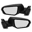 Driver and Passenger Side Mirrors, Power Adjust, Heated, Manual Folding, Paintable