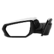 2018 GMC Terrain - Driver and Passenger Side Mirror, Power Adjust, Heated, Chrome, Manual Folding, No Signal Light, No Blind Spot Feature, No Memory, No Puddle Light, No Auto-Dimming