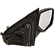 Driver and Passenger Side Mirror, Power Adjust, Heated, Power Folding, With 1 Chrome and 1 Paintable Cap, In-glass Signal Light, With Memory, With Puddle Light, No Auto-Dimming