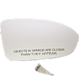 Driver and Passenger Side Mirror Glass, Heated, No Blind Spot Feature, Backing Plate Included