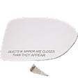 Driver and Passenger Side Mirror Glass, Heated, No Blind Spot Feature, Backing Plate Included