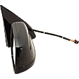 2015-2020 GMC Yukon - Driver and Passenger Side Mirrors, Power, Power Folding, Heated, With 1 Chrome and 1 Paintable Cap, In-glass Signal Light, With memory, With Puddle Light, No Auto-Dimming