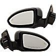 Driver and Passenger Side Mirror, Power Adjust, Heated, Manual Folding, Paintable, No Signal Light, No Memory, No Puddle Light, No Auto-Dim, With Blind Spot Detection in Glass