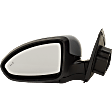 Driver and Passenger Side Mirror, Power Adjust, Heated, Manual Folding, Paintable, No Signal Light, No Memory, No Puddle Light, No Auto-Dim, With Blind Spot Detection in Glass
