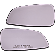 Driver and Passenger Side Mirror Glass, Heated, No Blind Spot Feature