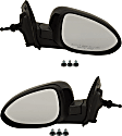 Driver and Passenger Side Mirrors, Power Adjust, Manual Folding, Non-Heated, Paintable, No Signal Light, No Memory, No Puddle Light, No Auto-Dimming, No Blind Spot Feature