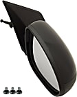 Driver and Passenger Side Mirrors, Power Adjust, Manual Folding, Non-Heated, Paintable, No Signal Light, No Memory, No Puddle Light, No Auto-Dimming, No Blind Spot Feature