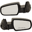 Driver and Passenger Side Mirror, Power Adjust, Heated, Non-Folding, Paintable, In-housing Signal Light, No Memory, No Puddle Light, No Auto-Dim, With Blind Spot Detection in Glass