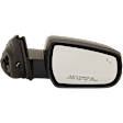 Driver and Passenger Side Mirror, Power Adjust, Heated, Non-Folding, Paintable, In-housing Signal Light, No Memory, No Puddle Light, No Auto-Dim, With Blind Spot Detection in Glass