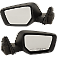 Driver and Passenger Side Mirrors, Power Adjust, Manual Folding, Heated, Chrome, In-housing Signal Light, With memory, With Puddle Light, No Auto-Dimming, No Blind Spot Feature