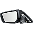 Driver and Passenger Side Mirrors, Power Adjust, Manual Folding, Heated, Paintable, In-housing Signal Light, With memory, With Puddle Light, No Auto-Dimming, No Blind Spot Feature