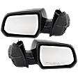 Driver and Passenger Side Mirror, Power Adjust, Heated, Manual Folding, Paintable, No Signal Light, No Memory, No Puddle Light, No Auto-Dim, No Blind Spot Feature