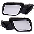 Driver and Passenger Side Mirrors, Power Adjust, Manual Folding, Heated, Paintable, In-housing Signal Light, No Memory, With Puddle Light, No Auto-Dimming, With Blind Spot Detection in Glass
