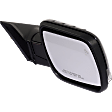 Driver and Passenger Side Mirrors, Power Adjust, Manual Folding, Heated, Paintable, In-housing Signal Light, No Memory, With Puddle Light, No Auto-Dimming, With Blind Spot Detection in Glass