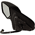Driver and Passenger Side Mirror, Power Adjust, Heated, Power Folding, Textured Black, In-glass Signal Light, With Memory, With Puddle Light, No Auto-Dim, No Blind Spot Feature