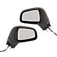 Driver and Passenger Side Mirror, Power Adjust, Heated, Manual Folding, Paintable, In-housing Signal Light, No Memory, No Puddle Light, No Auto-Dim, With Blind Spot Detection in Glass