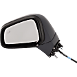 Driver and Passenger Side Mirror, Power Adjust, Heated, Manual Folding, Paintable, In-housing Signal Light, No Memory, No Puddle Light, No Auto-Dim, With Blind Spot Detection in Glass