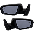 Driver and Passenger Side Mirrors, Power Adjust, Heated, Manual Folding, Paintable