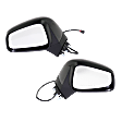 Driver and Passenger Side Mirror, Power Adjust, Non-Heated, Manual Folding, Paintable, No Signal Light, No Memory, No Puddle Light, No Auto-Dim, No Blind Spot Feature