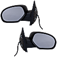 Driver and Passenger Side Mirror, Power Adjust, Non-Heated, Manual Folding, Textured Black, No Signal Light, No Memory, No Puddle Light, No Auto-Dim, No Blind Spot Feature