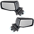 Driver and Passenger Side Mirrors, Power Adjust, Power Folding, Heated, Paintable, In-housing Signal Light, With memory, Passenger Side - No Auto-Dimming; Driver Side - With Auto-Dimming